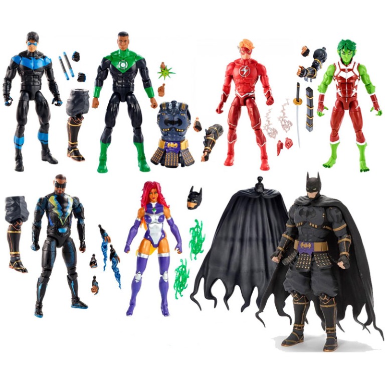 Ninja Batman CNC DC Multiverse Wave 11 Starfire Nightwing Hobbies