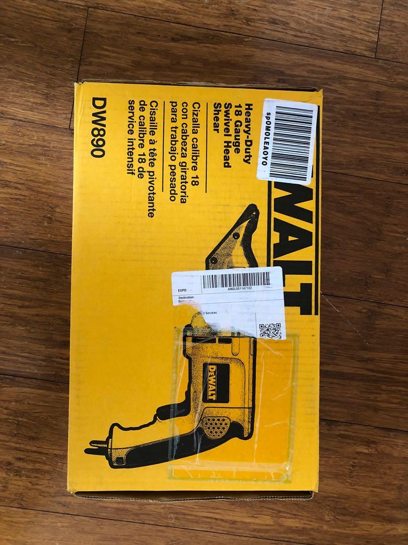 Dewalt DW890 Heavy Duty Metal Shear, Furniture  Home Living, Home  Improvement  Organisation, Home Improvement Tools  Accessories on  Carousell
