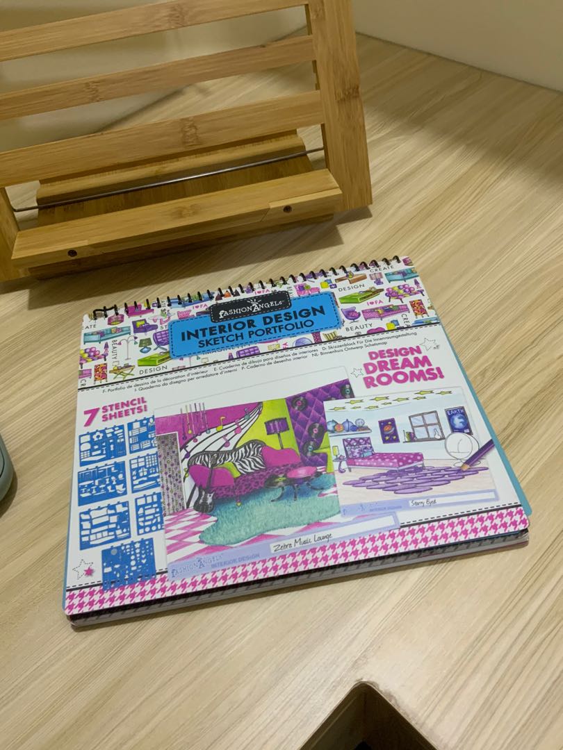 Fashion Angels Interior Design Sketch Portfolio, Hobbies & Toys