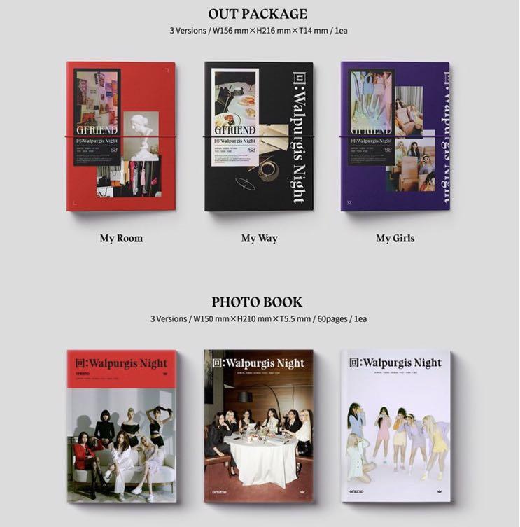 GFriend Walpurgis Night Album My Room Version Brand New CD