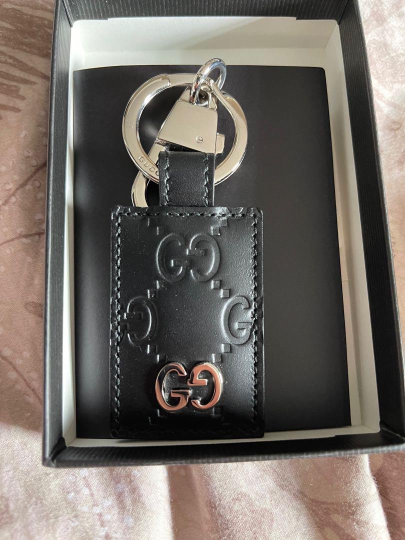 Gucci signature key ring hot sale