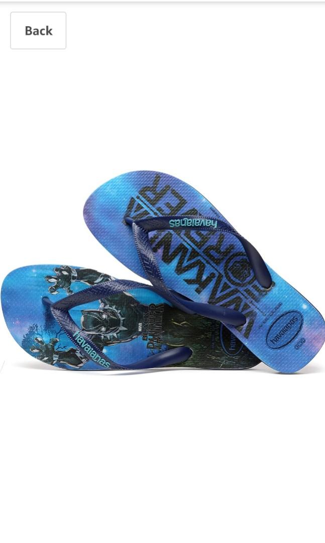Black panther flip flops best sale