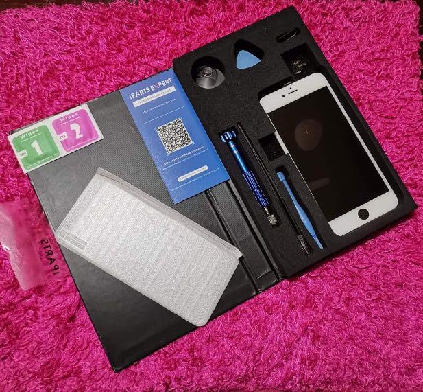 Iphone 6s plus lcd (Category: iPhone 6 Series) located in Antipolo. Submitted by micheicheim (Listing ID 1050109131, Image 1). Description: NEW IP6S + LCD TEMPERED GLASS TOOLS J&T SHOPEE.