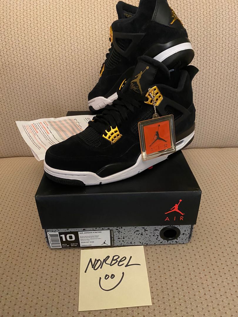 Jordan 4 Royalty Size 10 BNDS, Men's 