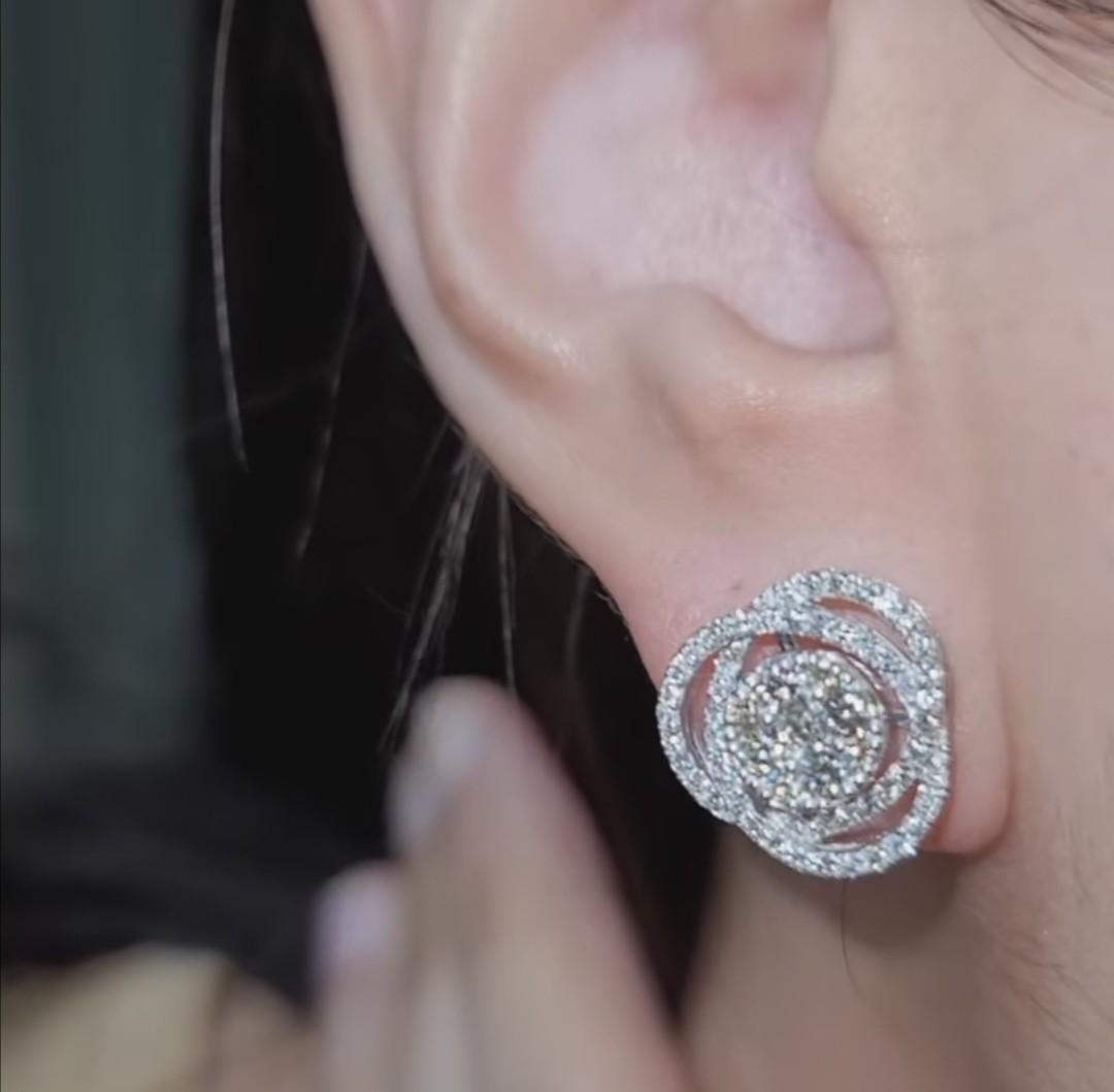 Lady Boss Diamond Earring Women s Fashion Jewelry Organizers Earrings on Carousell