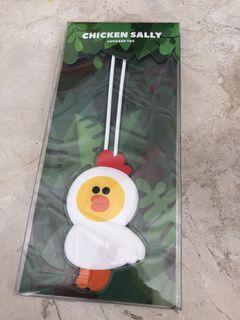 Line Friends Chicken Sally Luggage Tag