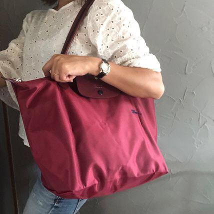 Longchamp garnet store red