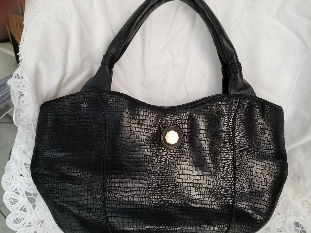 Mario Sabatini Snakeskin Leather Bag, Women's Fashion, Bags & Wallets ...