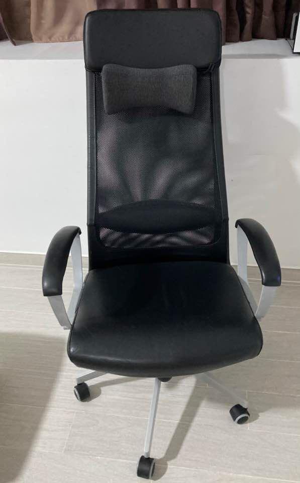 Markus office chair Glose Black Ikea Furniture Home Living Furniture Chairs on Carousell