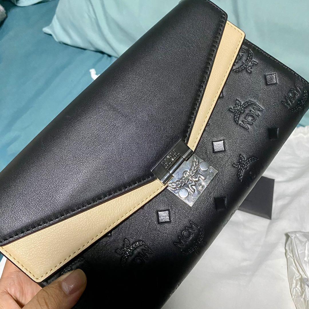MCM Millie Monogrammed Leather Crossbody Bag