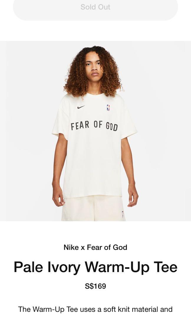 nike fear of god warm up tee