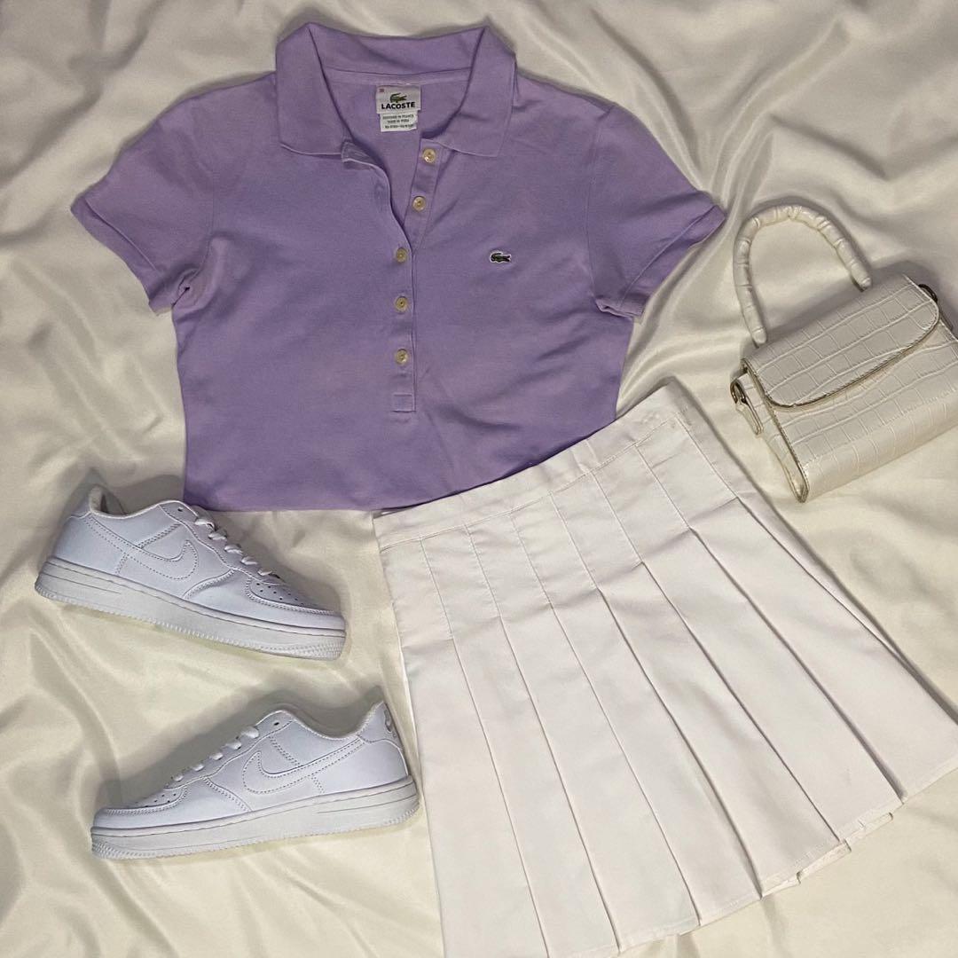 pastel purple polo shirt from Lacoste 