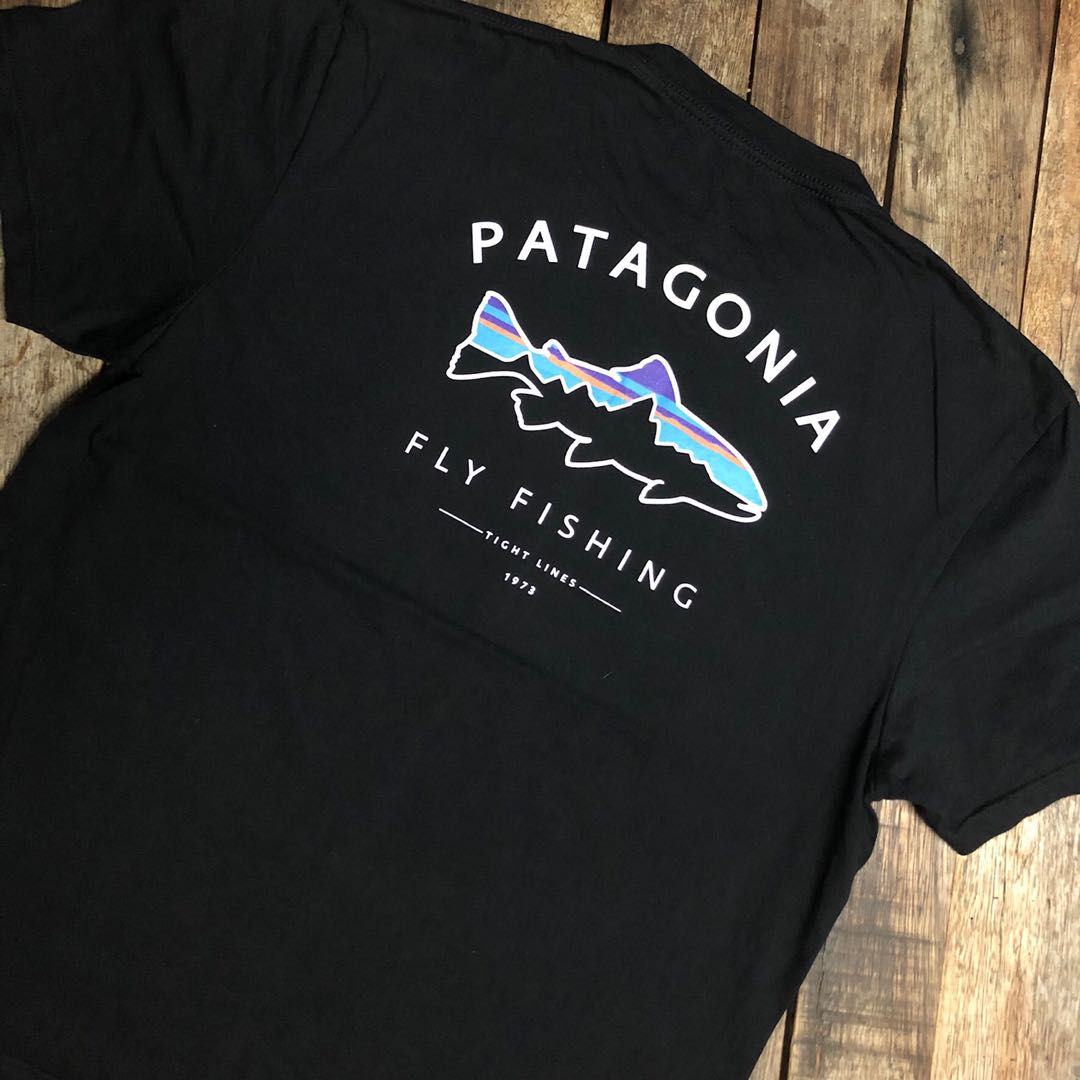 Patagonia Fly Fishing Tee, Men's Fashion, Tops & Sets, Tshirts & Polo Shirts  on Carousell