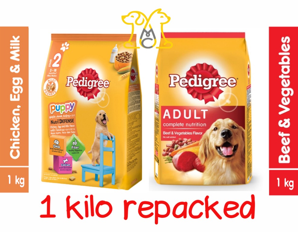 Pedigree Dog Food Repacked 1 Kilo Pets Supplies Pet Accessories On Carousell