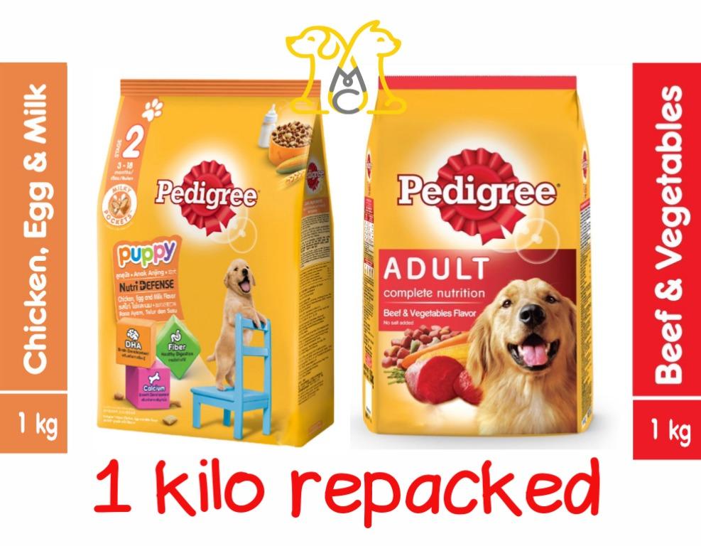 Pedigree Dog Food Repacked 1 Kilo Pets Supplies Pet Accessories On Carousell