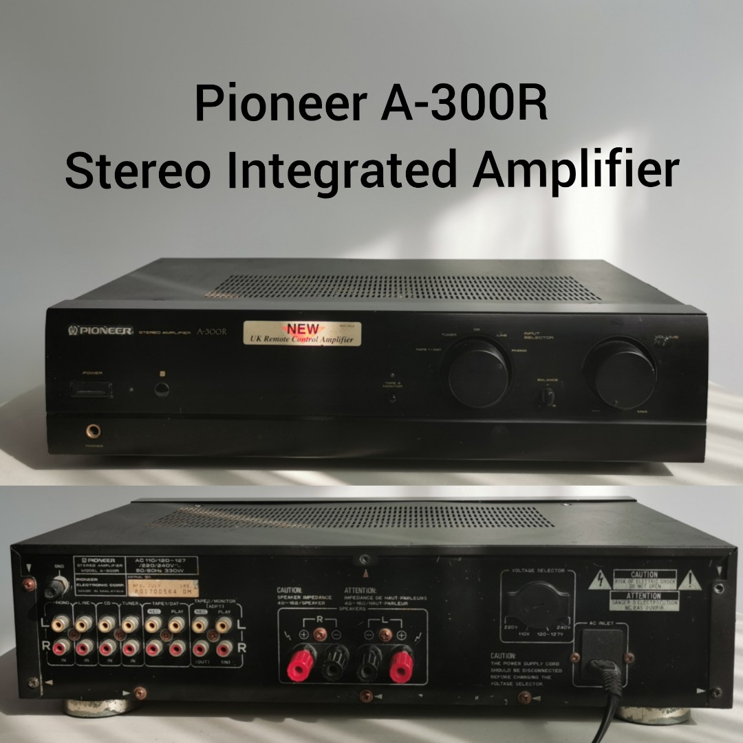 Pioneer A300R Stereo Integrated Precision Amplifier Vintage Phono