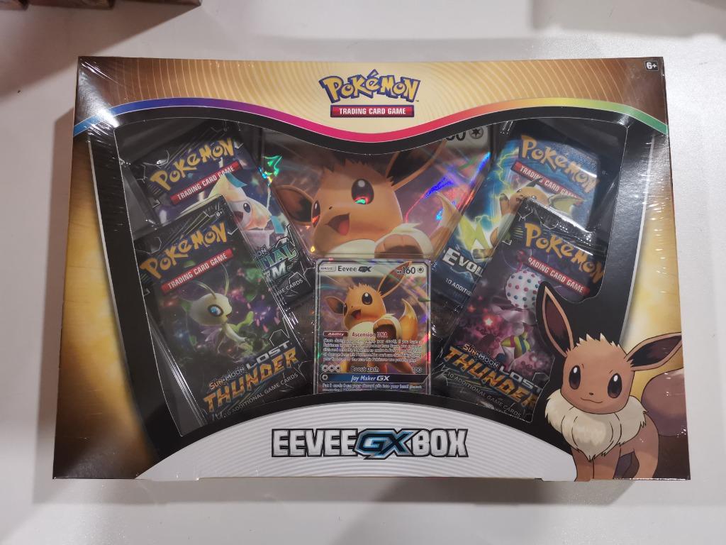 Pokemon Tcg Eevee Gx Box Toys Games Board Games Cards On Carousell Eevee is the pokemon whish has one type (normal) from the 1 generation. pokemon tcg eevee gx box
