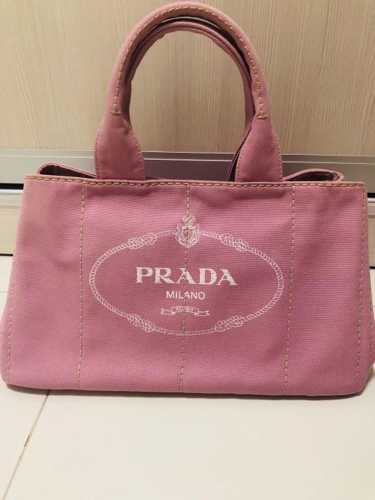 prada milano pink bag