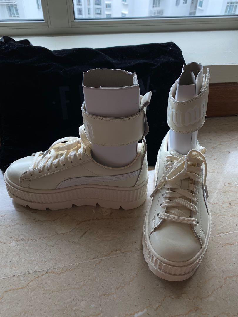 Puma Fenty Cream Platforms Creepers
