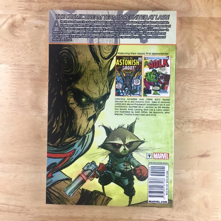 ROCKET RACCOON & GROOT: THE COMPLETE COLLECTION TPB (Category: Comics & Manga) located in Imus. Submitted by tapsilogic (Listing ID 1050094953, Image 2). Description: *** Apparently, Carousell tags sellers as "not responsive" when they don't pay to boost their listings. Rest assured that I do respond to all inquiries within the day *** "Is this available?" and many other questions answered in the FAQs —> https://bit.ly/3nCtiXr ROCKET RACCOON & GR