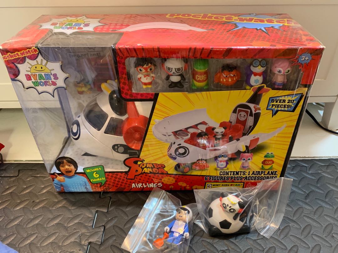 RYAN S WORLD combo panda airlines Hobbies Toys Toys