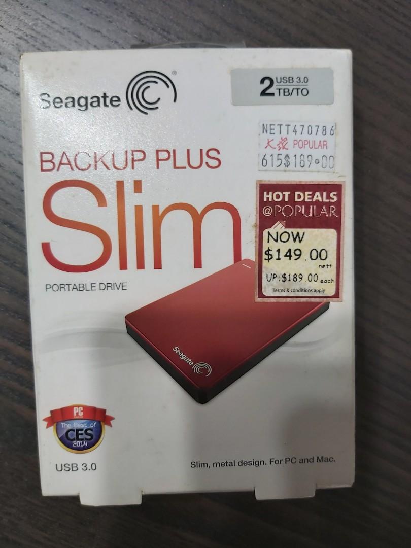 Seagate Backup Plus Slim 2TB63163832860547110