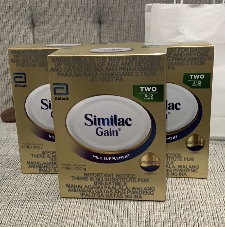 Similac Gain Two 6 12 Months Babies Kids Nursing Feeding Breastfeeding Bottle Feeding On Carousell
