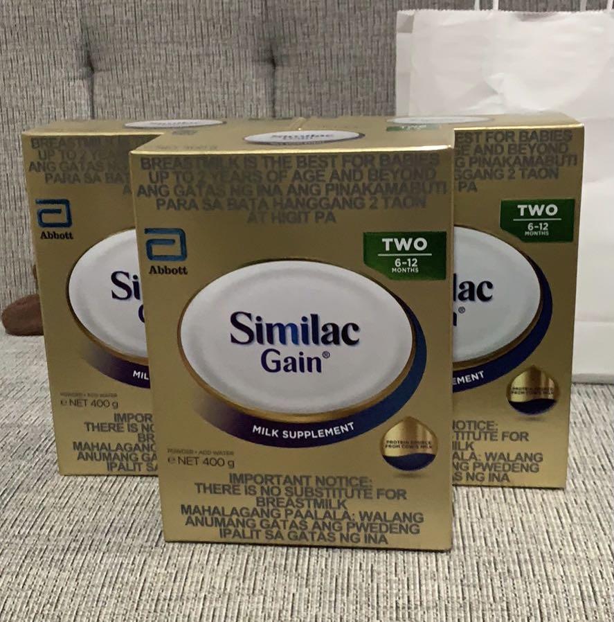 Similac 6 sales to 12 months