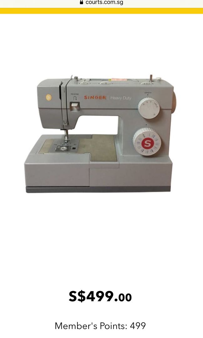 SINGER 4423 SEWING MACHINE, Hobbies & Toys, Stationery & Craft, Craft