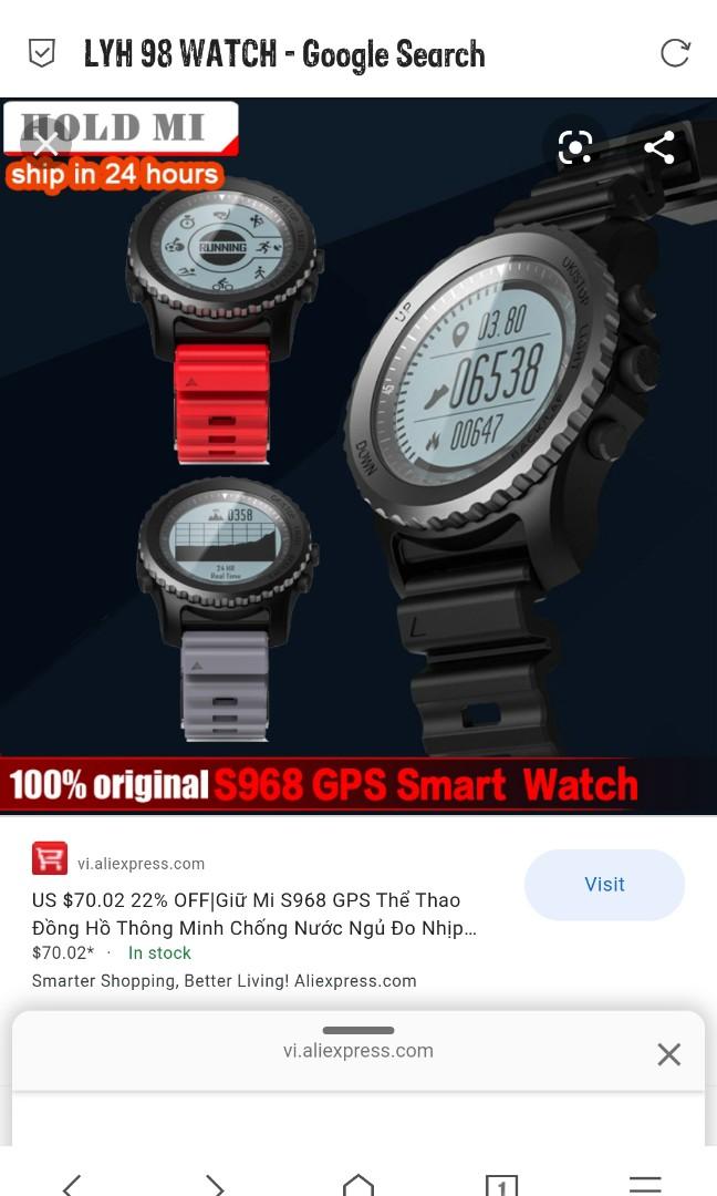 S968 gps sports smart watch top