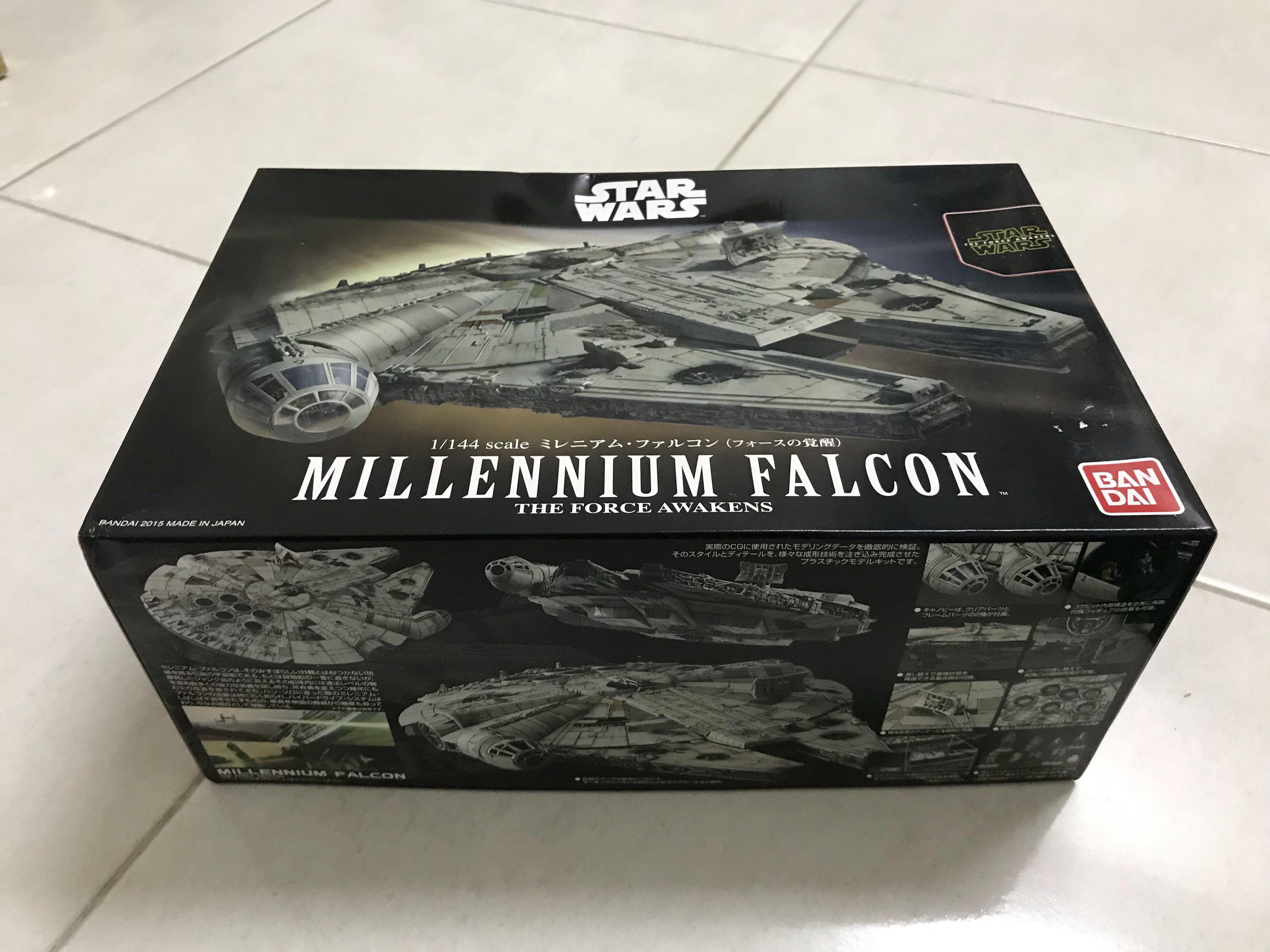 Bandai Star Wars 1 144 Millenium Falcon Greatasgift Toys Games Action Figures Collectibles On Carousell