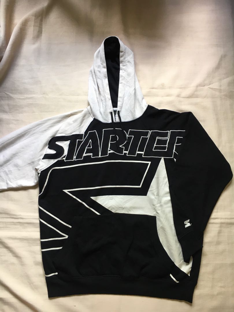 Starter black store label hoodie