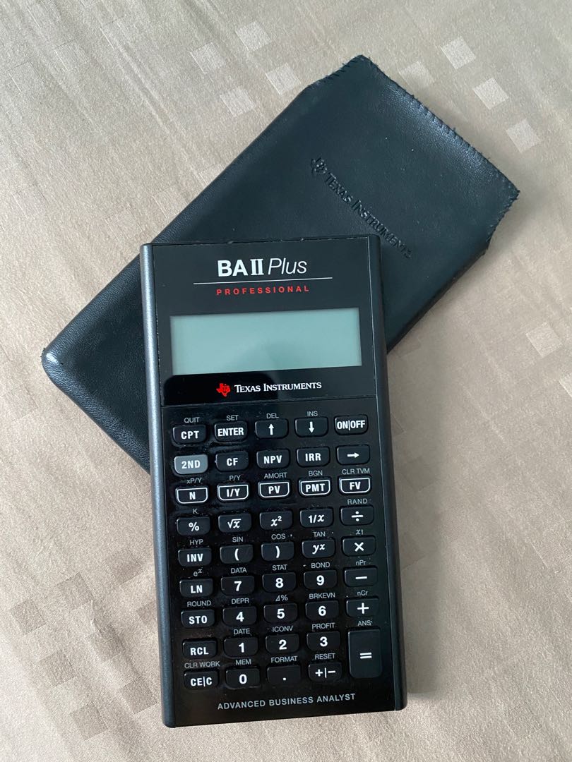 Ba ii sales plus professional