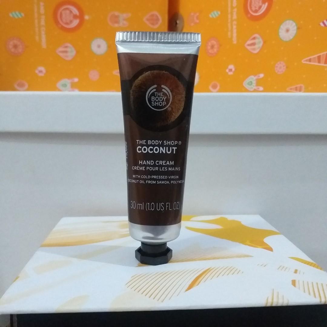 The Body Shop Hand Cream Coconut Original on Carousell