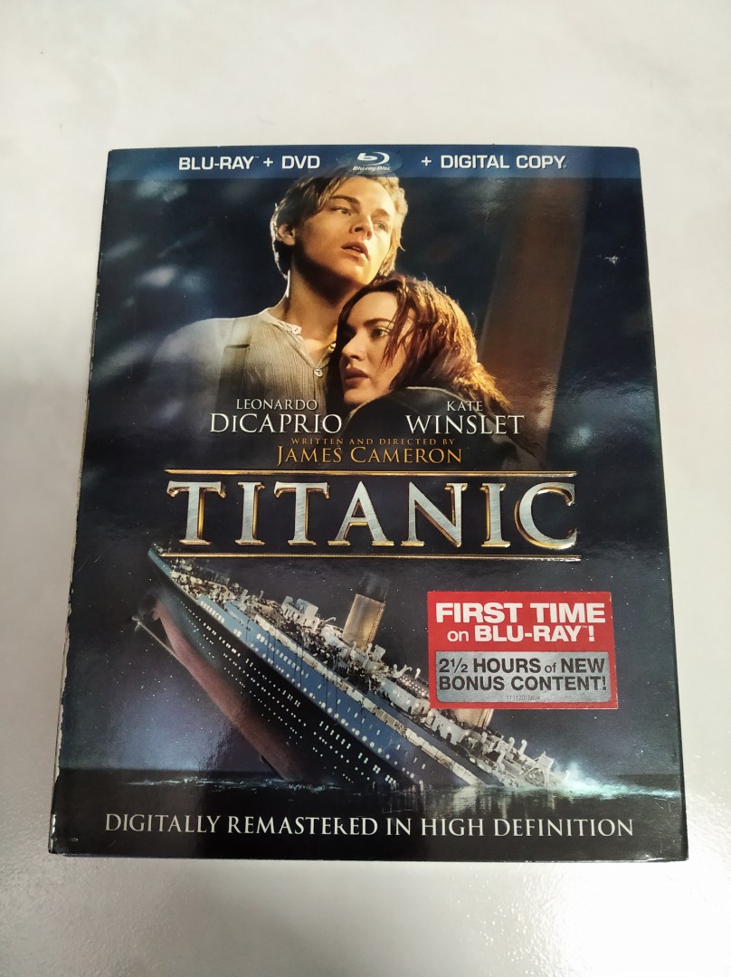 Titanic Blu-ray/DVD, Hobbies & Toys, Music & Media, CDs & DVDs on Carousell