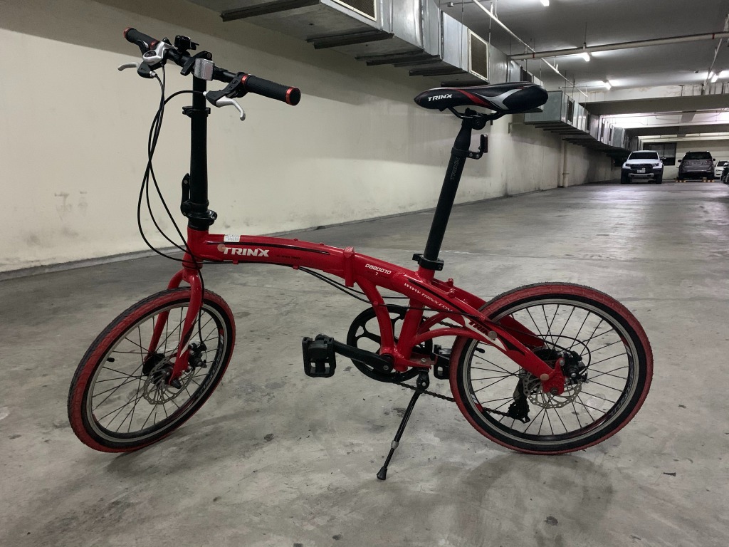Trinx Folding Bike DA2007D 7 Speed with Shimano parts Sports