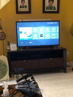 Solid mahogany wood Tv rack cabinet for sale (43 inch tv)