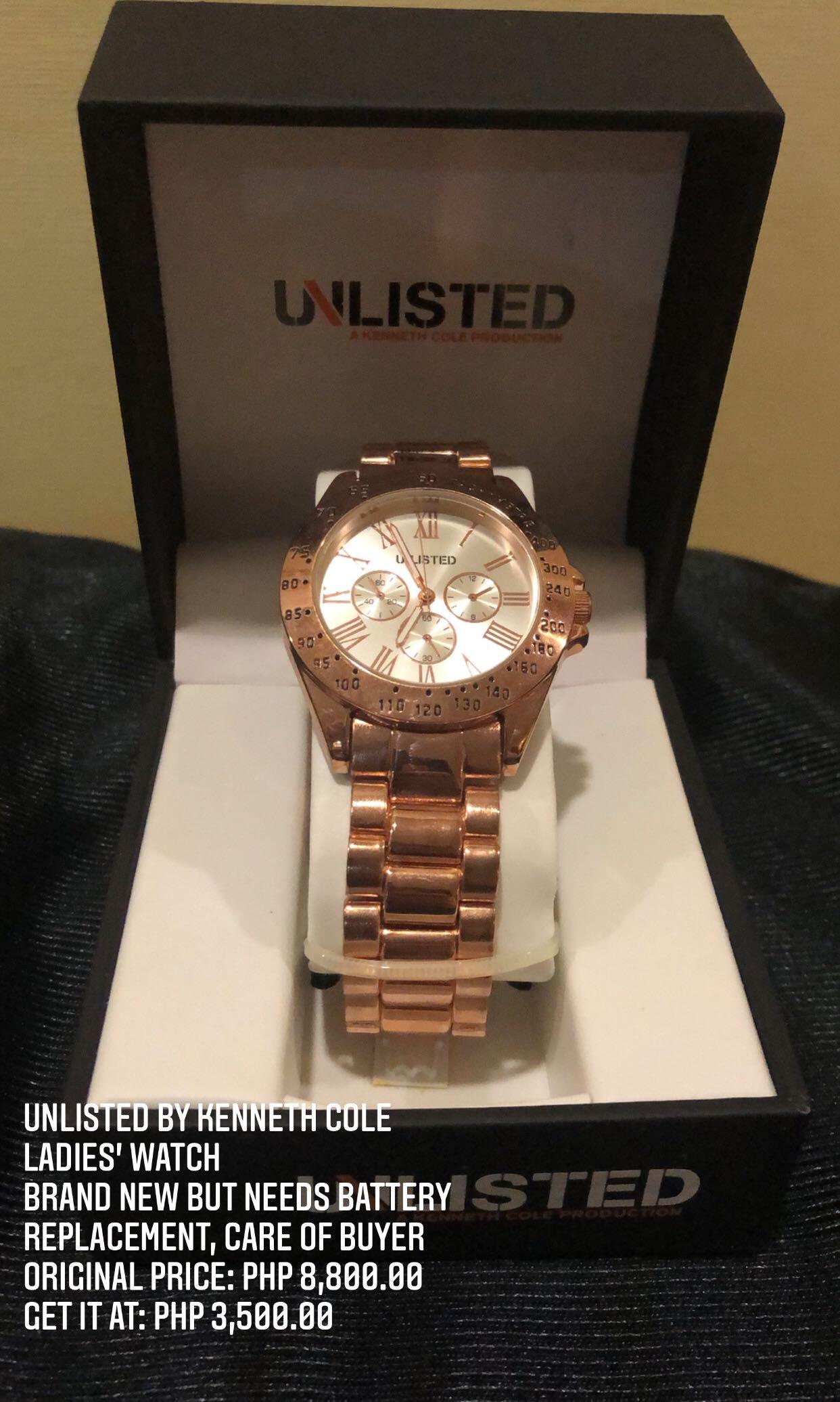Unlisted clearance gold watch