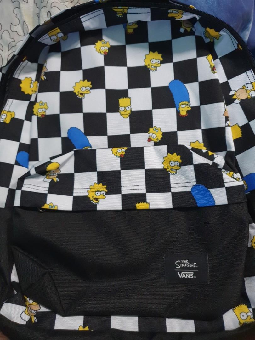 Vans the best sale simpsons backpack