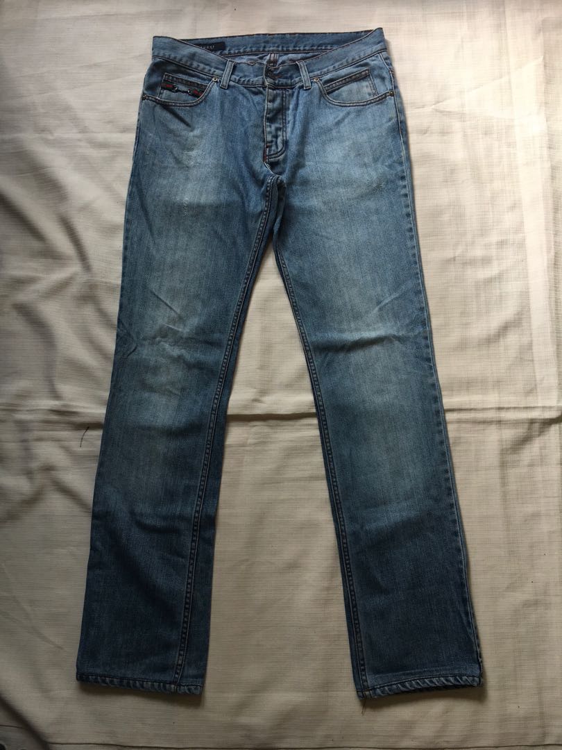 VINTAGE GUCCI DENIM JEANS Men s Fashion Bottoms Jeans on Carousell