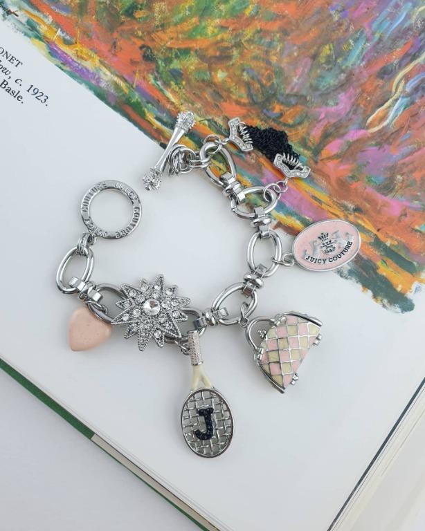 Juicy couture on sale charm bracelet silver