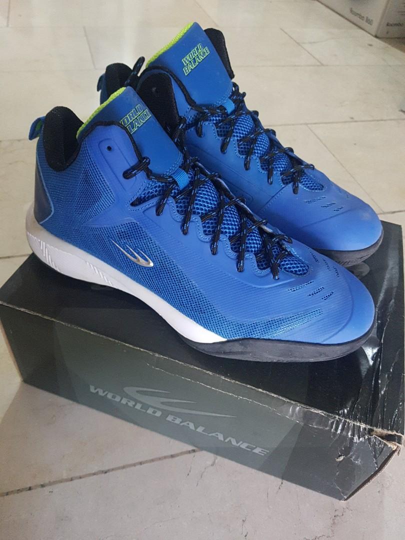 World balance hot sale blue shoes