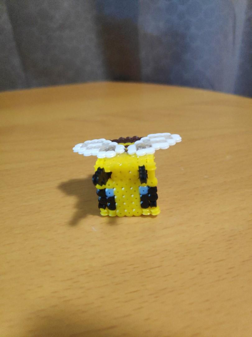 3d Minecraft Bee Perler Beads Design Craft Handmade Craft On Carousell Check out our minecraft perler bead selection for the very best in unique or custom, handmade pieces from our beads shops. 3d minecraft bee perler beads