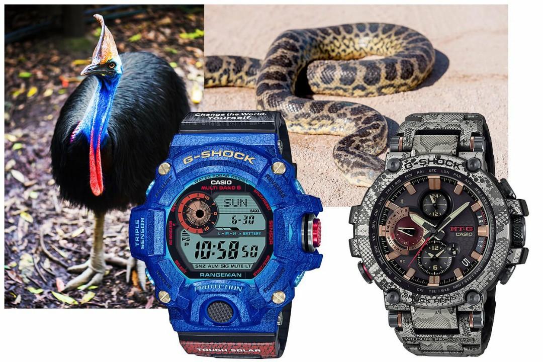 Gshock Rangeman GW-9406KJ-2 GW9406KJ GW9400 鶴鴕食火鳥瀕危絕種動物