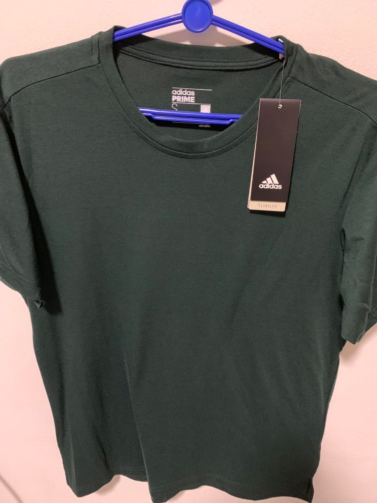 Dark green adidas best sale shirt