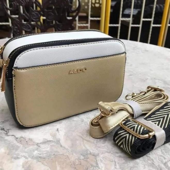 Buy Aldo Gwardotha110 White Solid Medium Sling Handbag Online At Best Price  @ Tata CLiQ