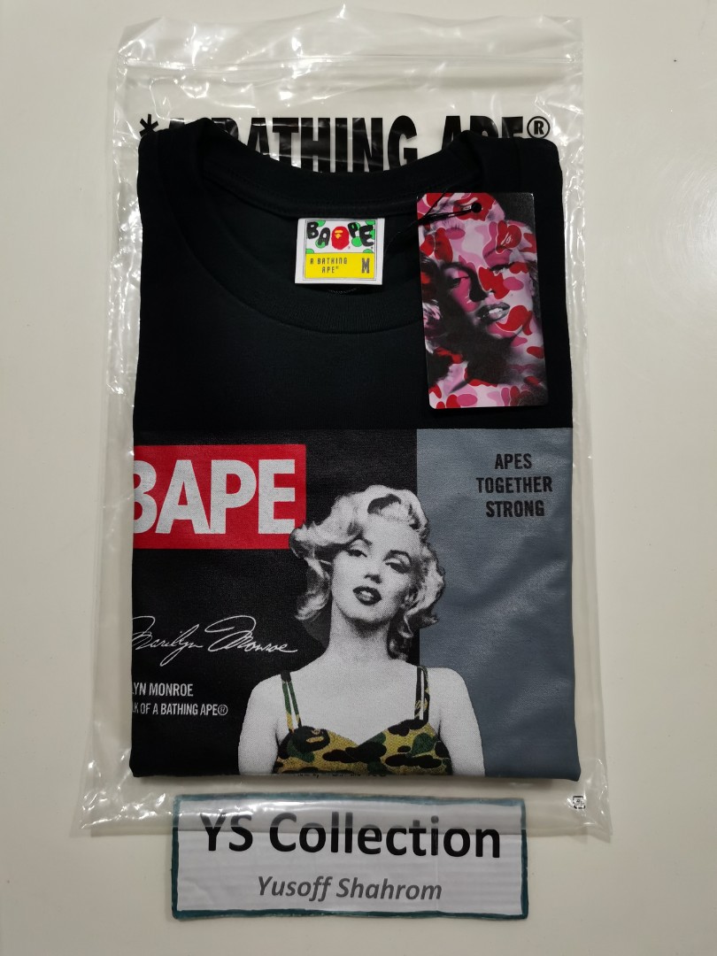 A BATHING APE® × Marilyn Monroe 黒M-