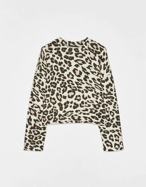 Bershka leopard sweater deals