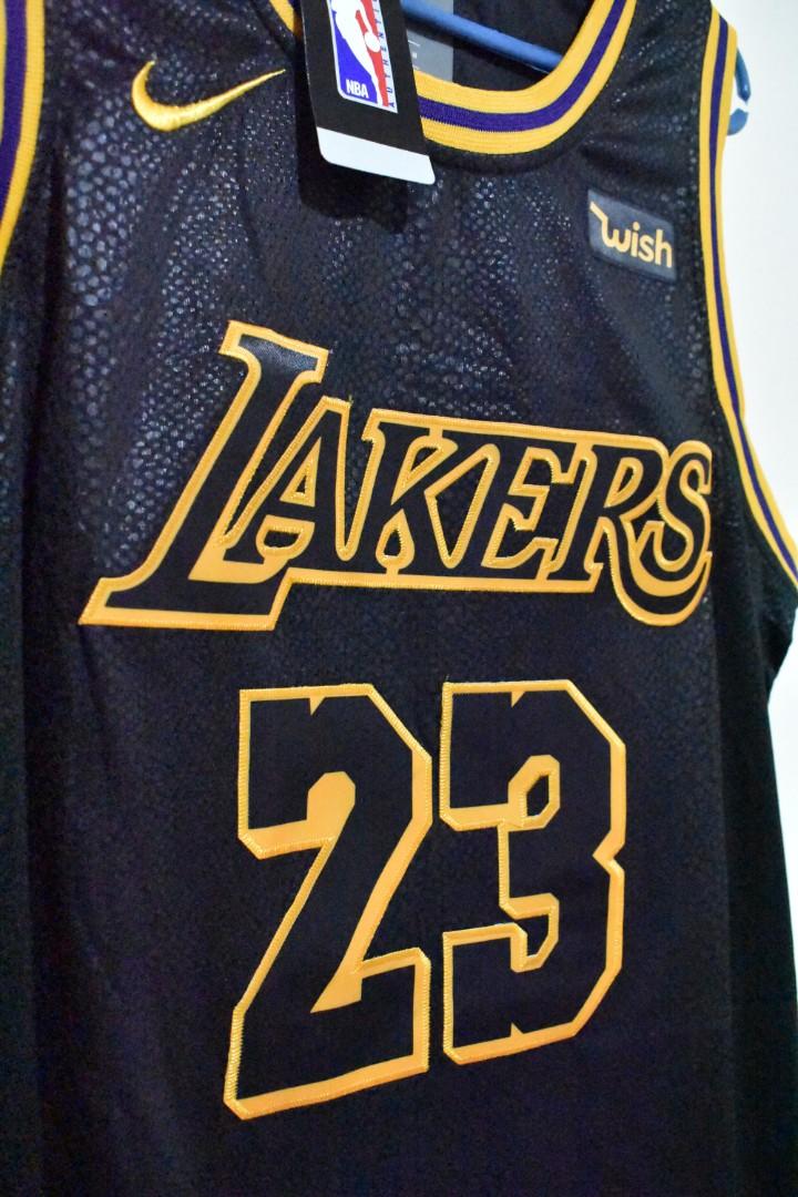 LEBRON JAMES BLACK MAMBA JERSEY, Men's Fashion, Activewear on Carousell