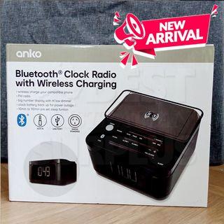 Bluetooth Clock Radio with Wireless Charging